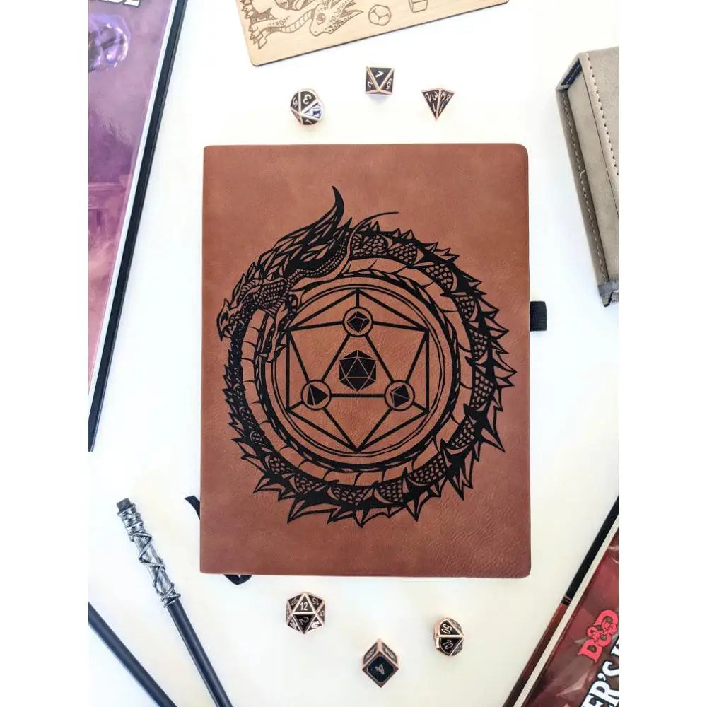 Dragon Circle Leather Journal - Gifts