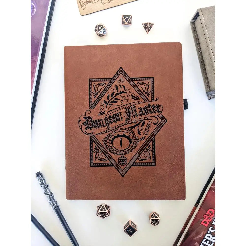 Dragon Eye Dungeon Master Leather Journal Toys & Gifts North To South Designs   