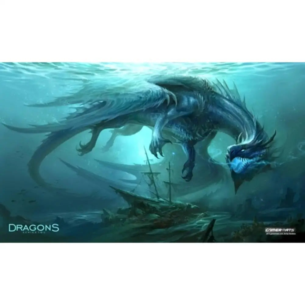 Dragon from the Depths by Sandara Playmat - Card Games