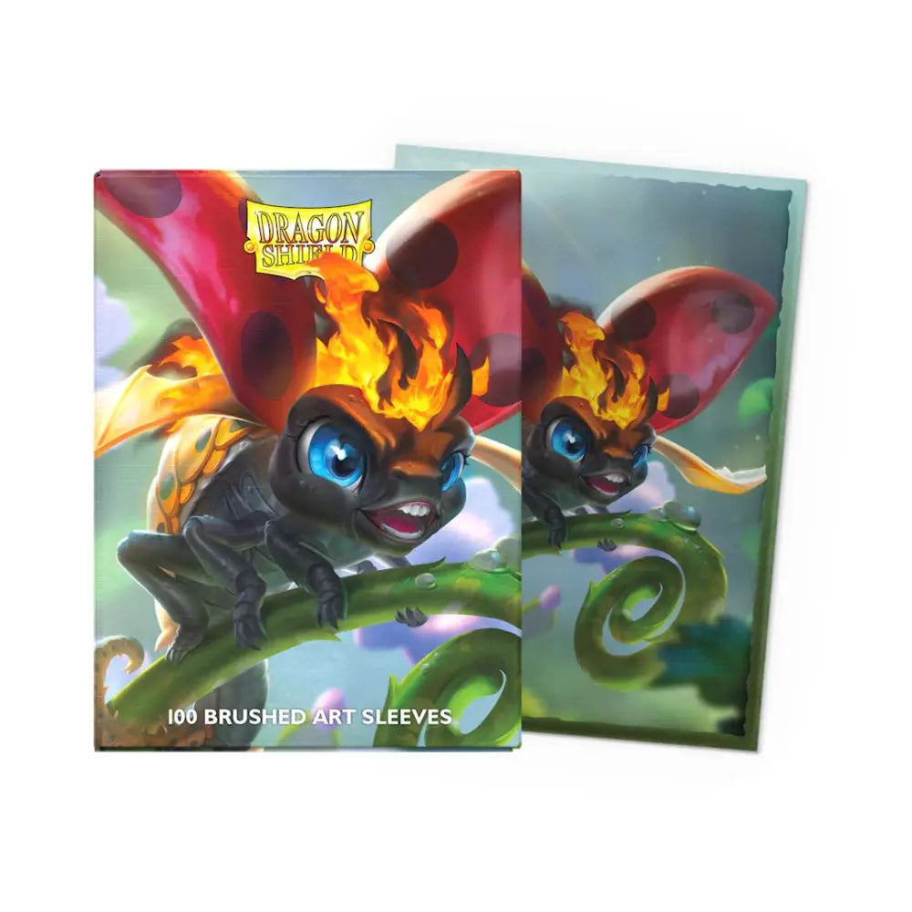 Dragon Shield Brushed Art Sleeves Box (100) - The Burnbug - Card Games