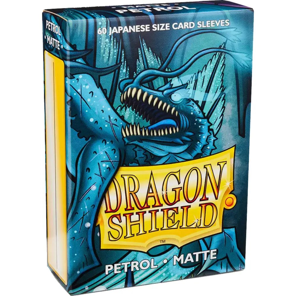 Dragon Shield Japanese Size Matte Sleeves Box (60) Sleeves Dragon Shield Petrol  