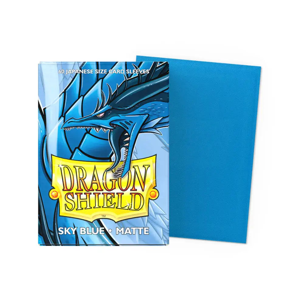 Dragon Shield Japanese Size Matte Sleeves Box (60) - Sky Blue - Sleeves