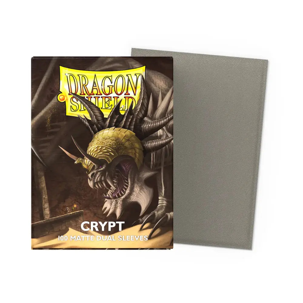 Dragon Shield Matte Dual Sleeves Box (100) - Crypt - Card Games