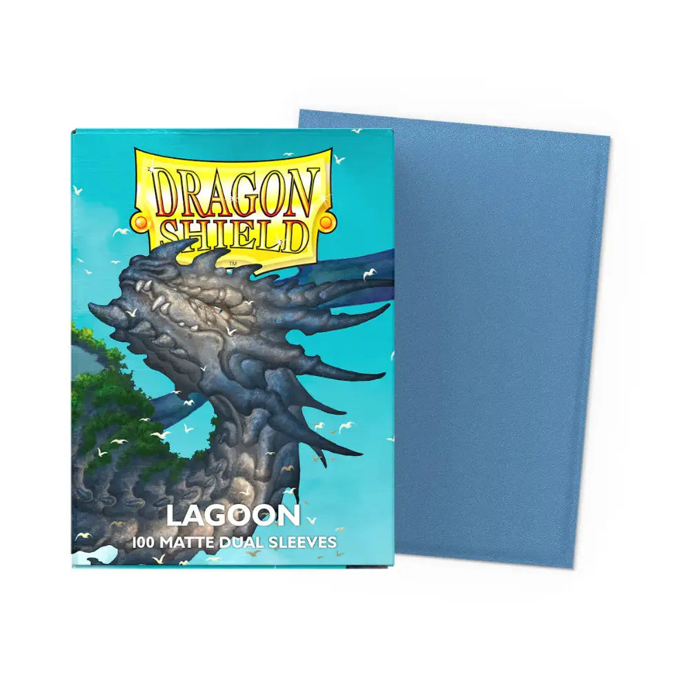 Dragon Shield Matte Dual Sleeves Box (100) - Lagoon - Card Games