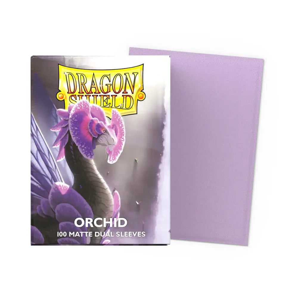 Dragon Shield Matte Dual Sleeves Box (100) - Orchid - Card Games