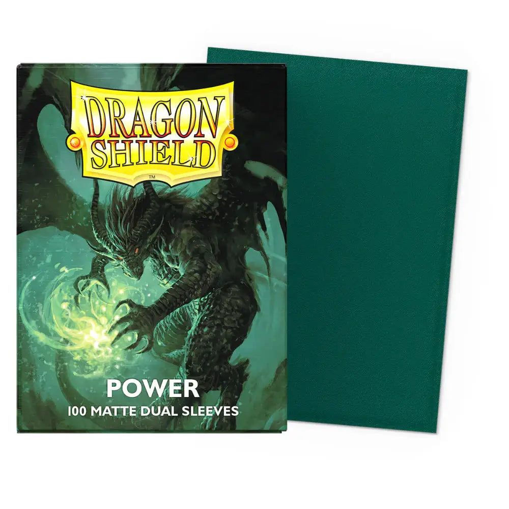 Dragon Shield Matte Dual Sleeves Box (100) - Power - Card Games