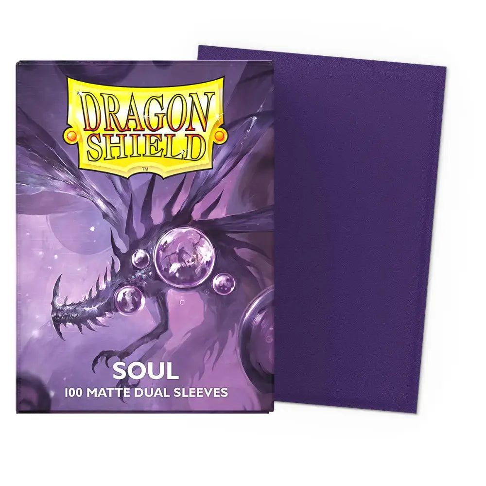 Dragon Shield Matte Dual Sleeves Box (100) - Soul - Card Games