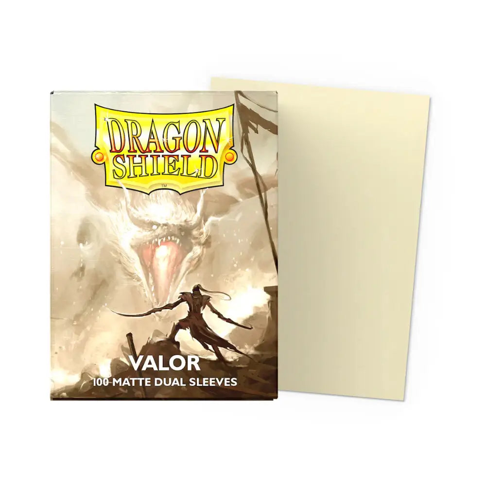 Dragon Shield Matte Dual Sleeves Box (100) - Valor - Card Games