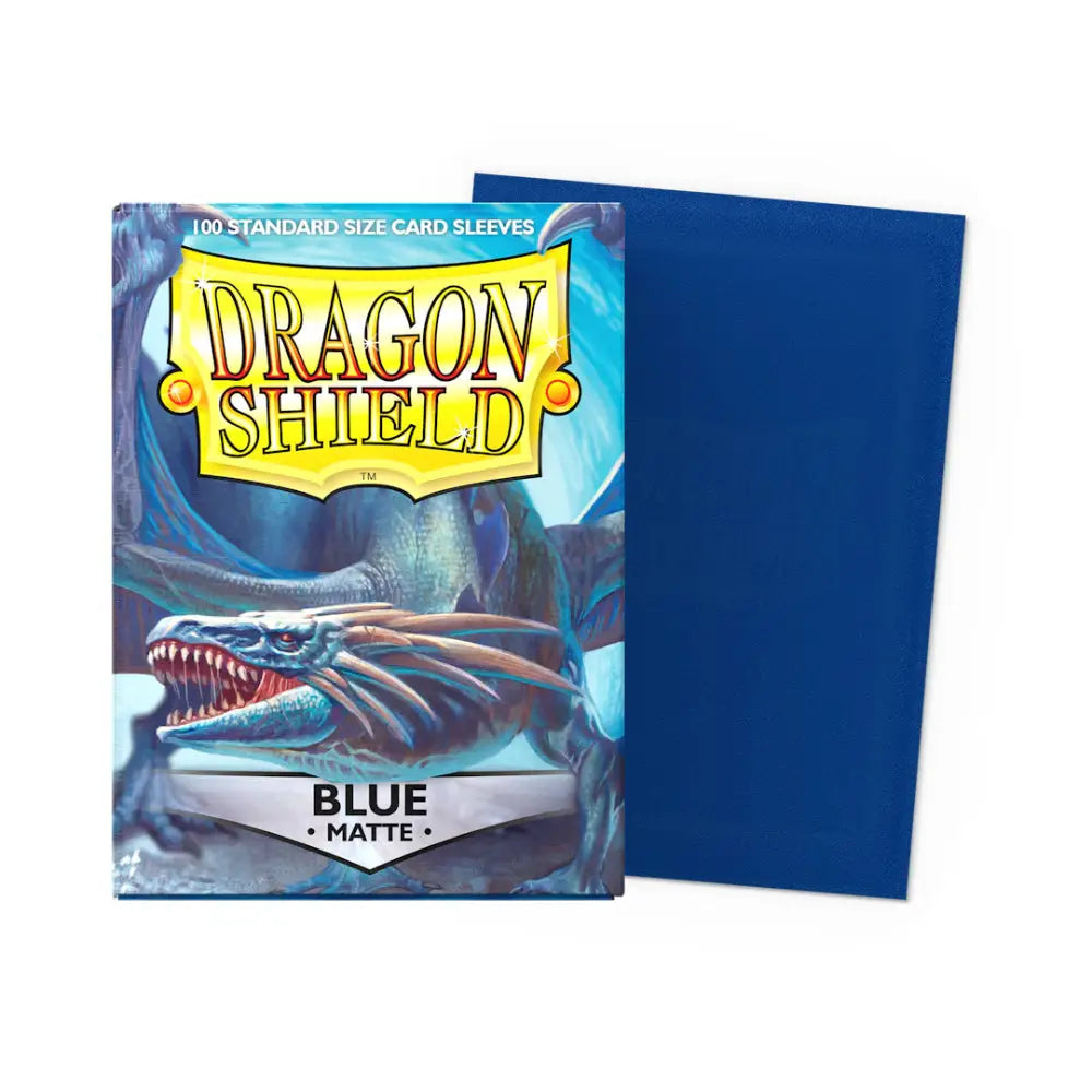 Dragon Shield Matte Sleeves Box (100) - Blue - Card Games