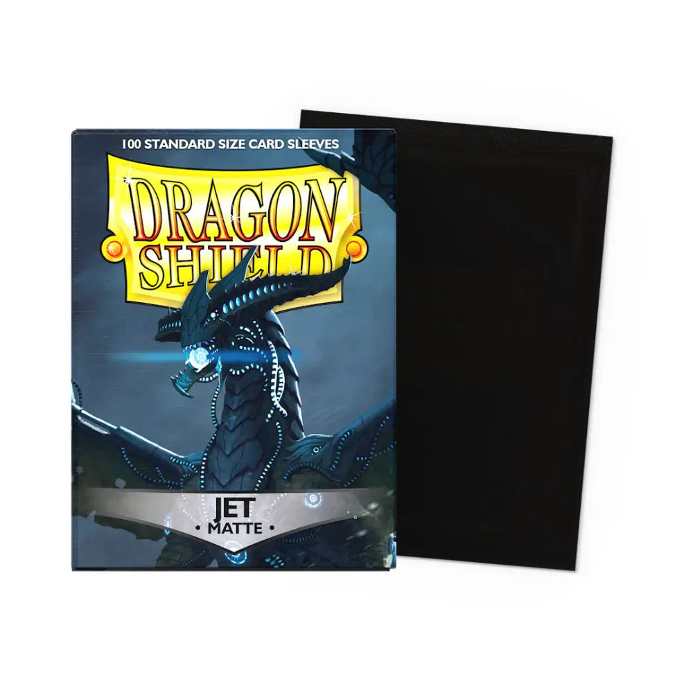 Dragon Shield Matte Sleeves Box (100) - Jet - Card Games
