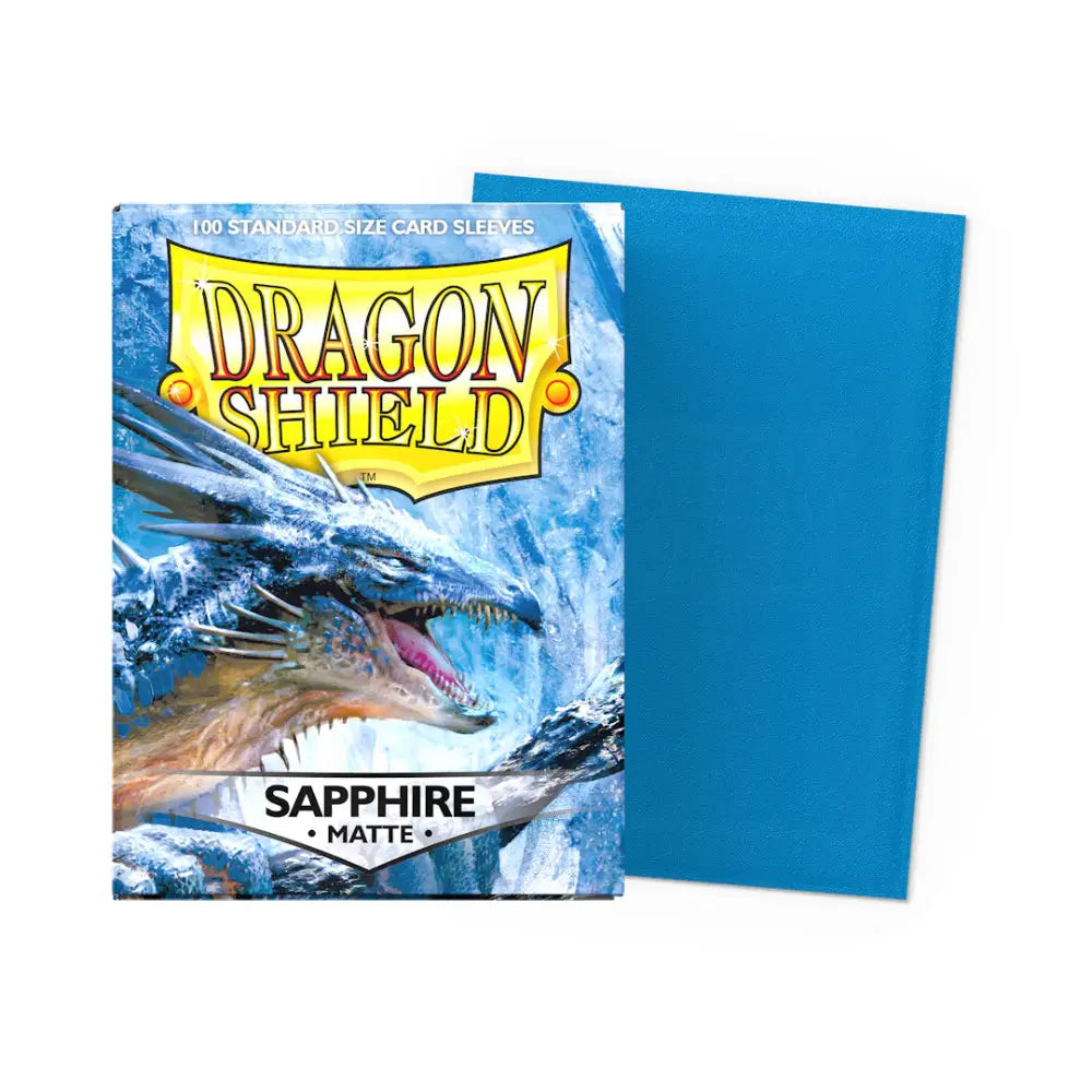 Dragon Shield Matte Sleeves Box (100) - Sapphire - Card Games