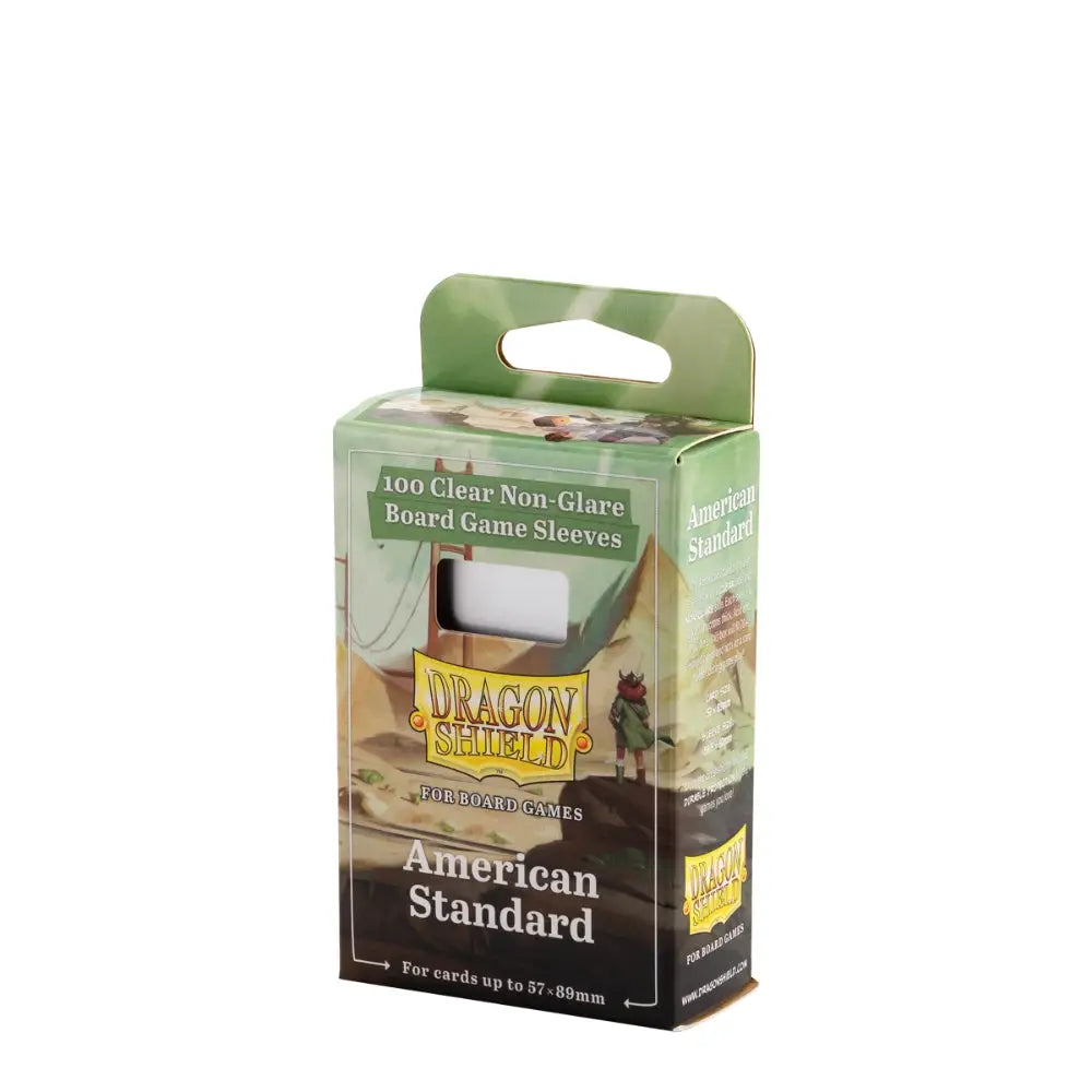 Dragon Shield Non-Glare Board Game Sleeves (100) - American Standard - Sleeves