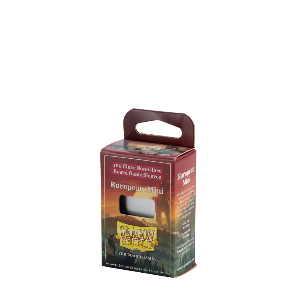 Dragon Shield Non-Glare Board Game Sleeves (100) - European Mini - Board Games