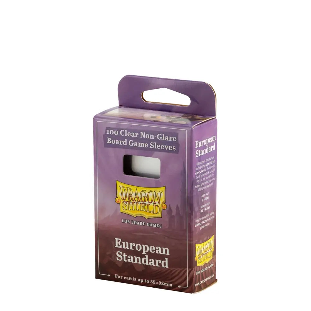 Dragon Shield Non-Glare Board Game Sleeves (100) - European Standard - Sleeves