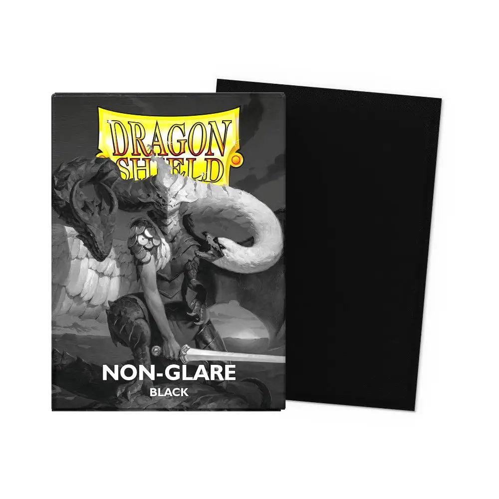 Dragon Shield Non-Glare Matte Sleeves Box (100) - Black - Card Games