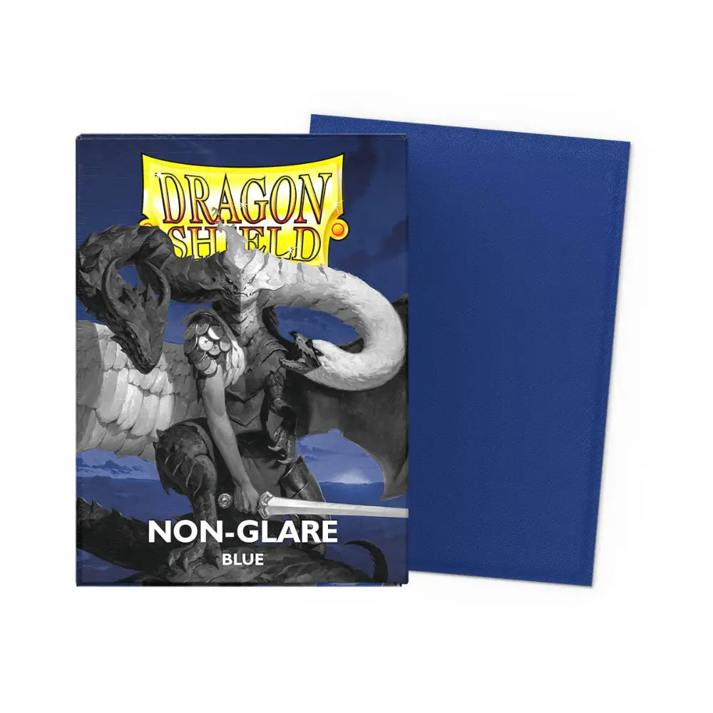 Dragon Shield Non-Glare Matte Sleeves Box (100) - Blue - Sleeves