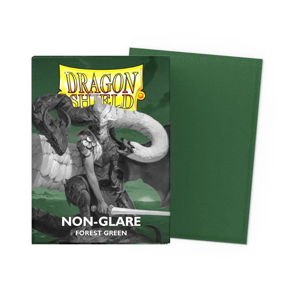 Dragon Shield Non-Glare Matte Sleeves Box (100) - Forest Green - Card Games