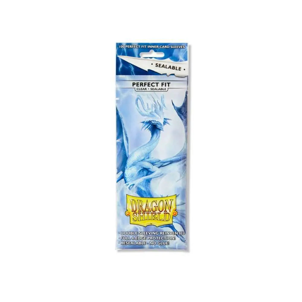 Dragon Shield Perfect Fit Sealable Clear Sleeves (100) Sleeves Dragon Shield   
