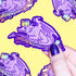 Dragon Treasure Hoard Holographic Sticker - Gifts