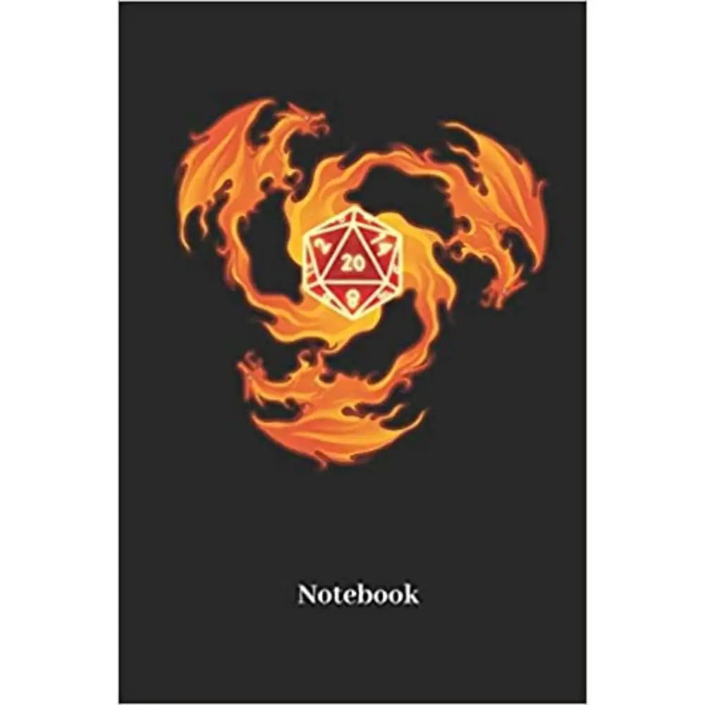 Dragon Trinity D20 Dot Grid Notebook - Gifts