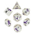 Dragon’s Flight Metal Polyhedral (D&D) Dice Set (7) - Dice & Dice Supplies