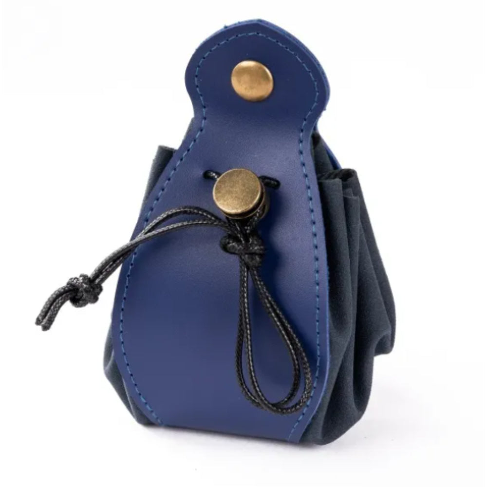 Drawstring Leather Dice Bag