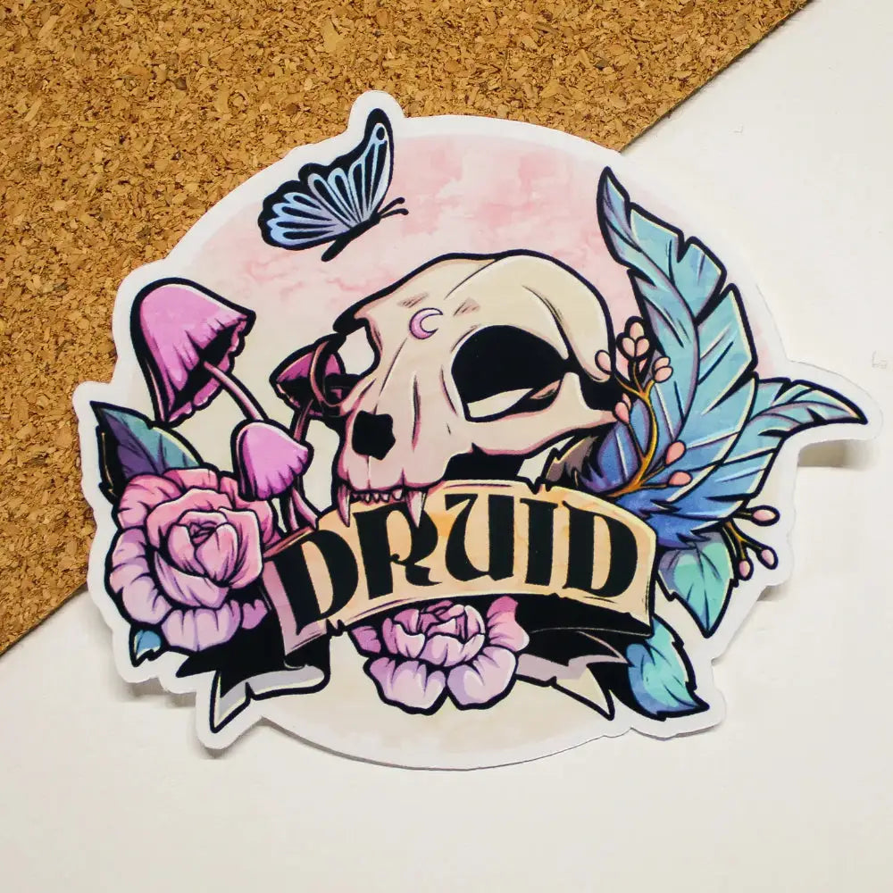 Druid Class Sticker - Toys & Gifts