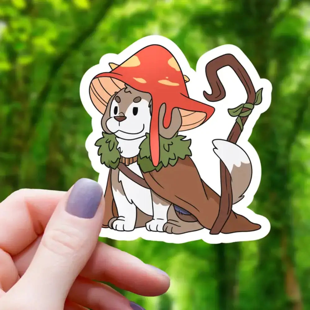 Druid Dog Sticker - Gifts