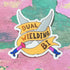 Dual Wielding Bi Sticker - Gifts