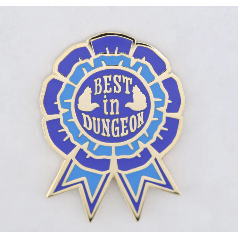 Dungeon Crawler Carl Best in Dungeon Enamel Pin - Dice & Dice Supplies