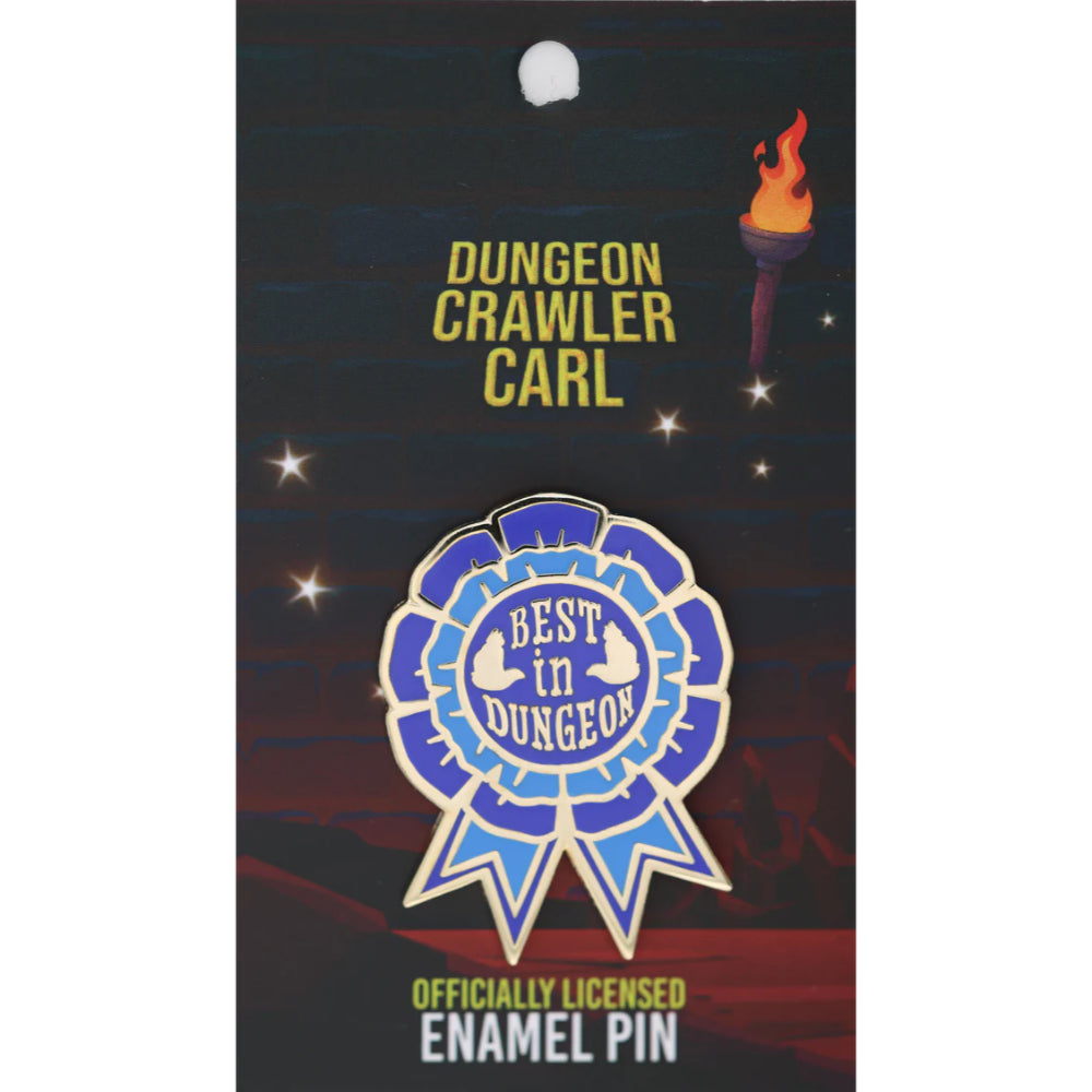 Dungeon Crawler Carl Best in Dungeon Enamel Pin - Dice & Dice Supplies