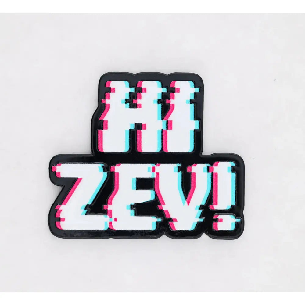 Dungeon Crawler Carl Hi Zev! Glitch Enamel Pin - Dice & Dice Supplies