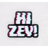 Dungeon Crawler Carl Hi Zev! Glitch Enamel Pin - Dice & Dice Supplies