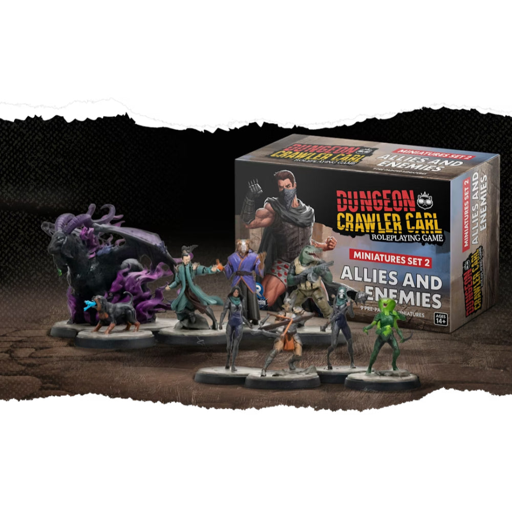 Dungeon Crawler Carl RPG Allies & Enemies Miniatures Set 2