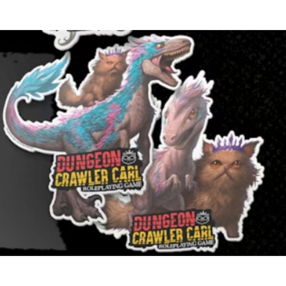 Dungeon Crawler Carl RPG Mongo & Princess Donut Sticker Bundle