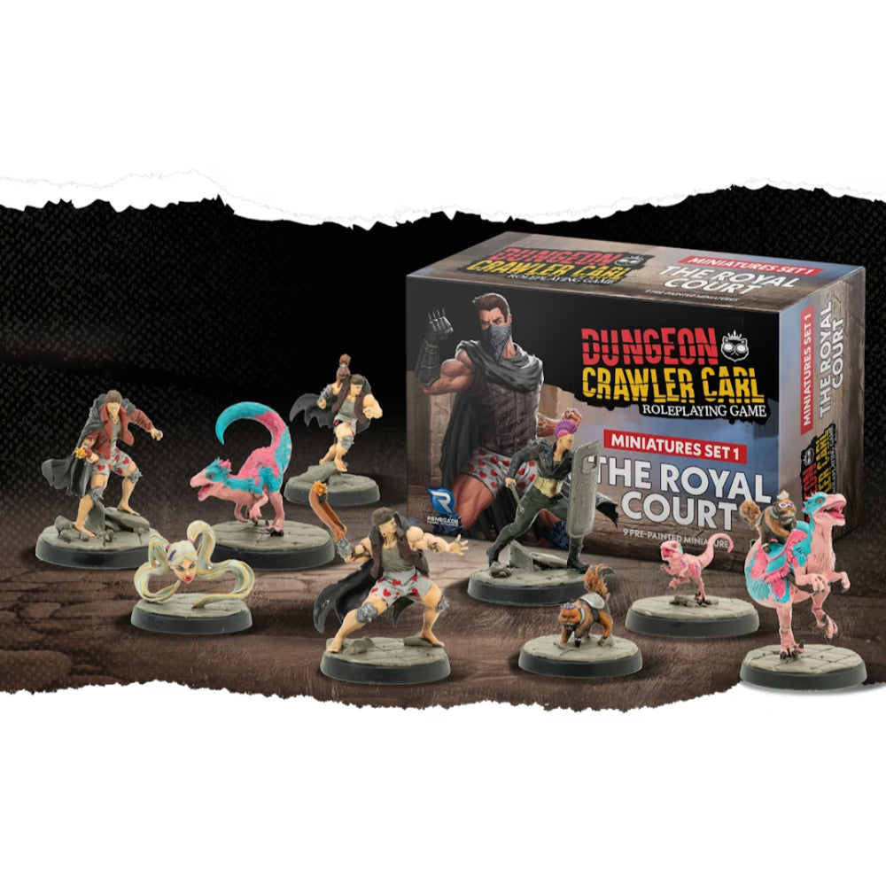 Dungeon Crawler Carl RPG The Royal Court Miniatures Set 1