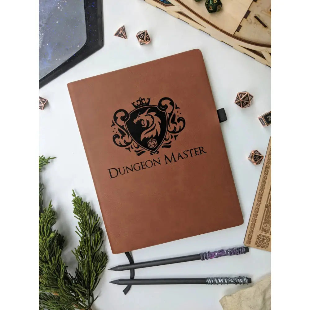 Dungeon Master Leather Journal Toys & Gifts North To South Designs   
