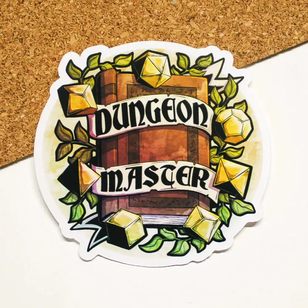 Dungeon Master Sticker - Shop – The Haunted Game Cafe