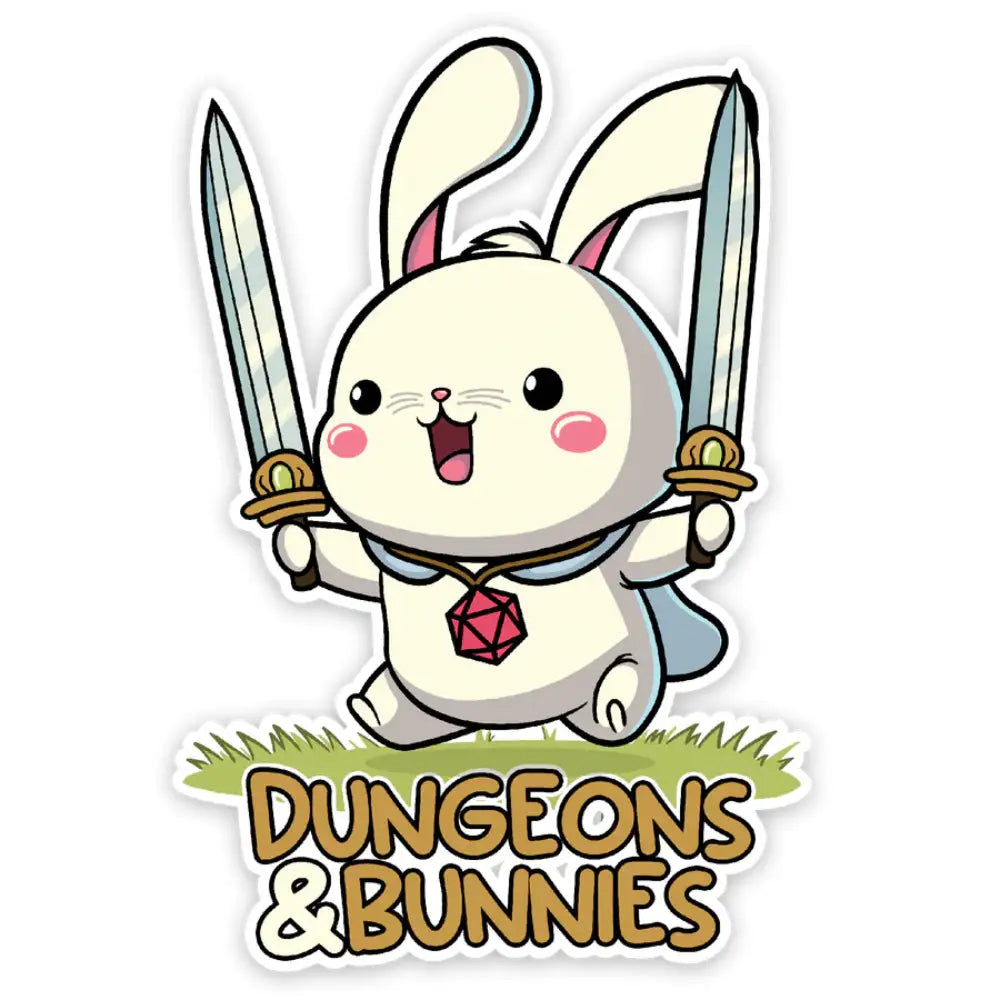Dungeons and Bunnies Sticker - Gifts