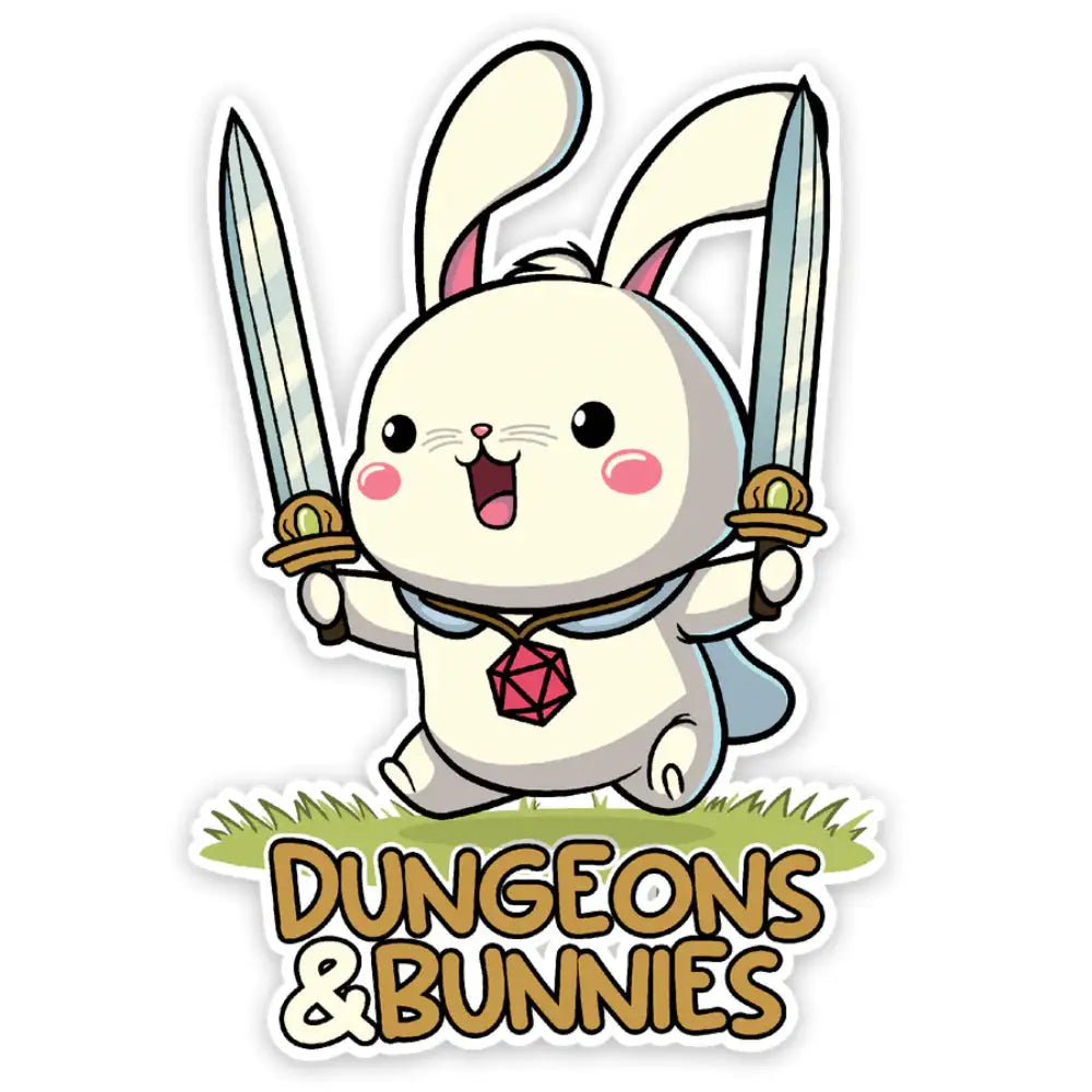 Dungeons and Bunnies Sticker Toys & Gifts Forged Gaming   