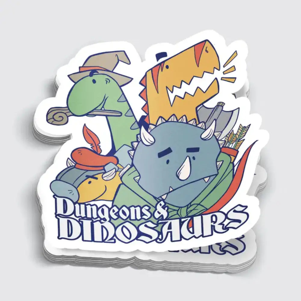 Dungeons and Dinos Sticker - Gifts