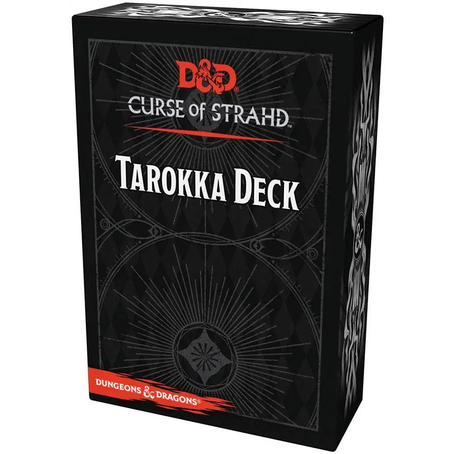 Dungeons and Dragons Curse of Strahd Tarokka Deck Tarot Decks Galeforce 9   