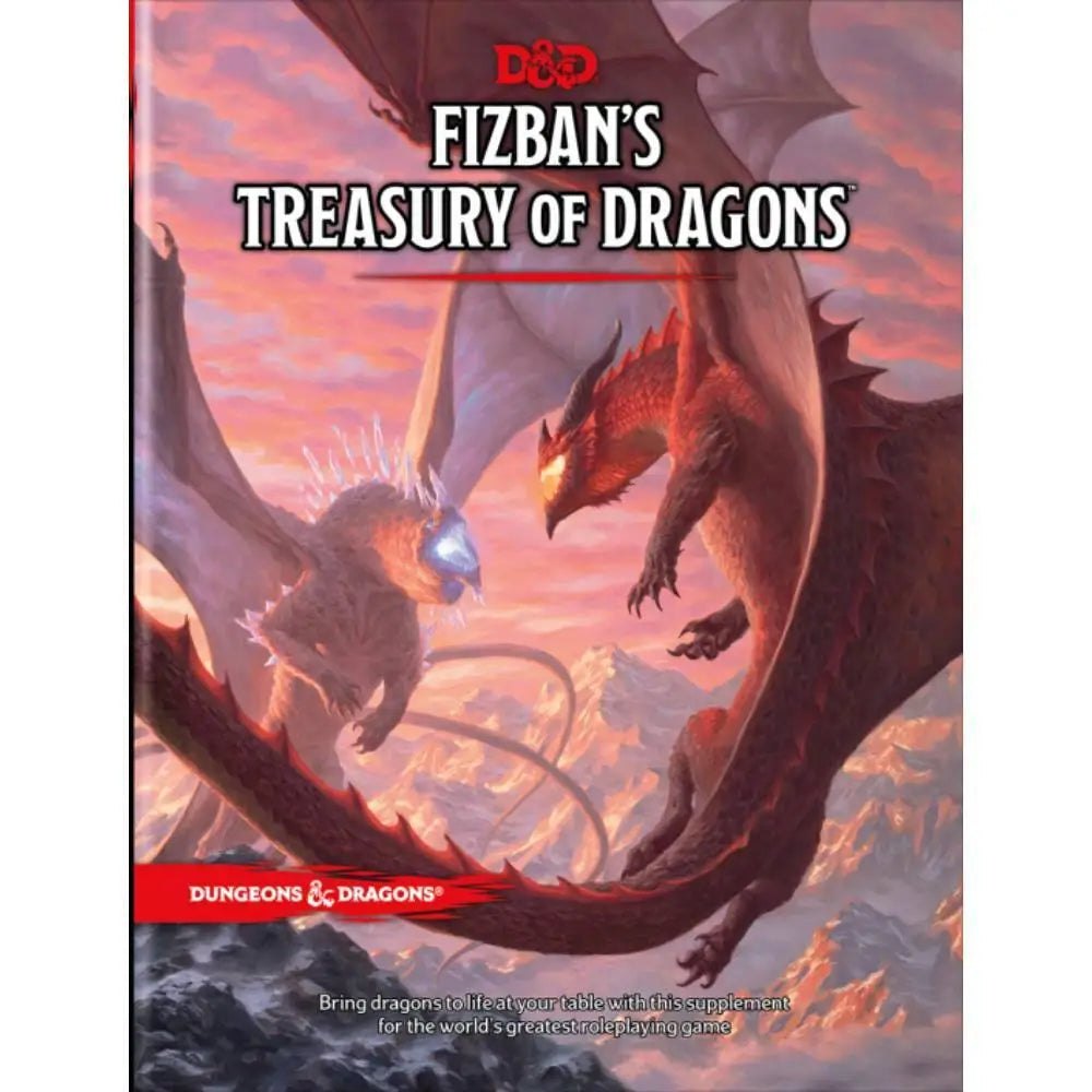 Dungeons and Dragons Fizban's Treasury of Dragons Dungeons & Dragons Wizards of the Coast Standard Cover  