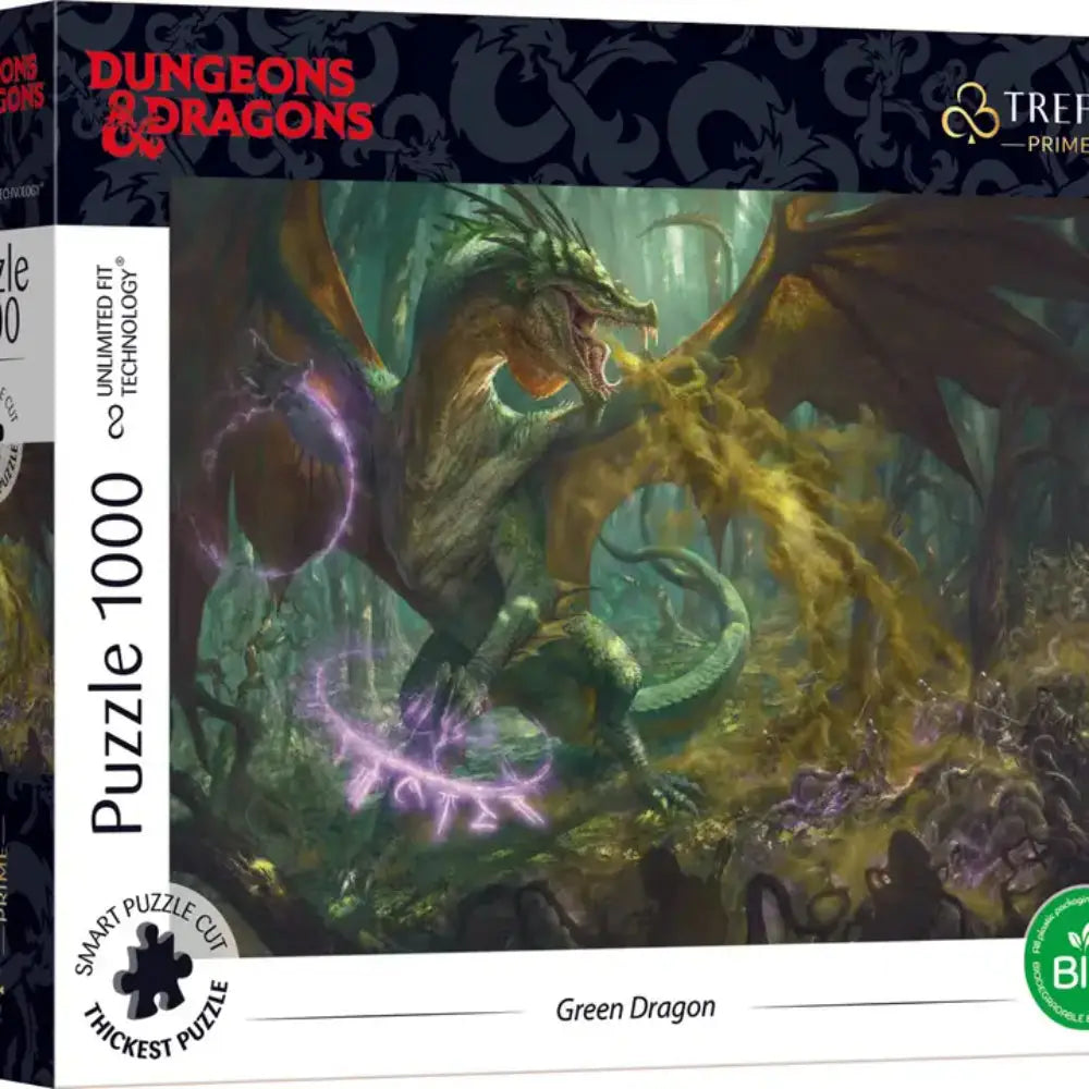 Dungeons and Dragons Green Dragon Puzzle - Gifts
