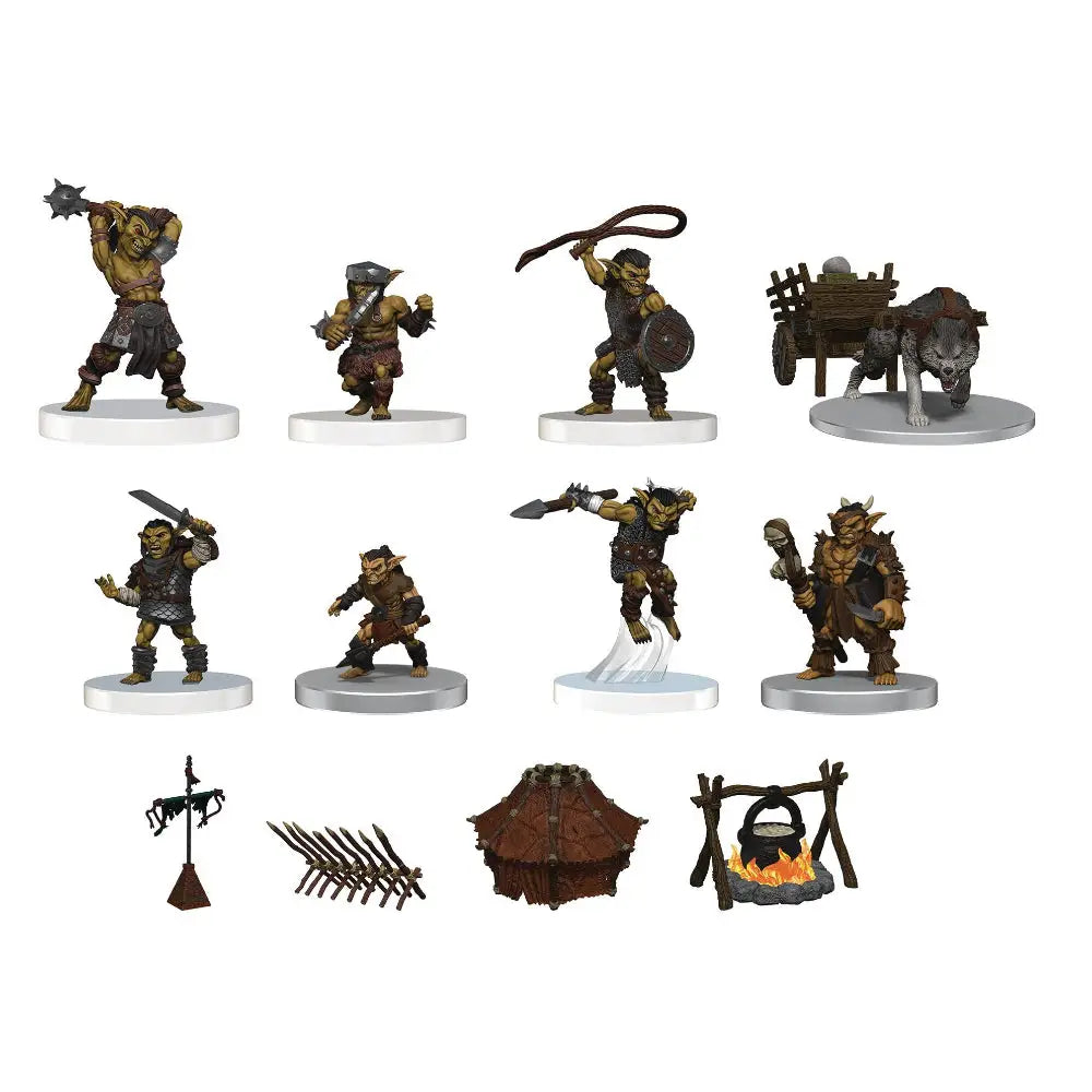 Dungeons and Dragons: Icons of the Realms Adventure in a Box - Goblin Camp RPG Miniatures WizKids   
