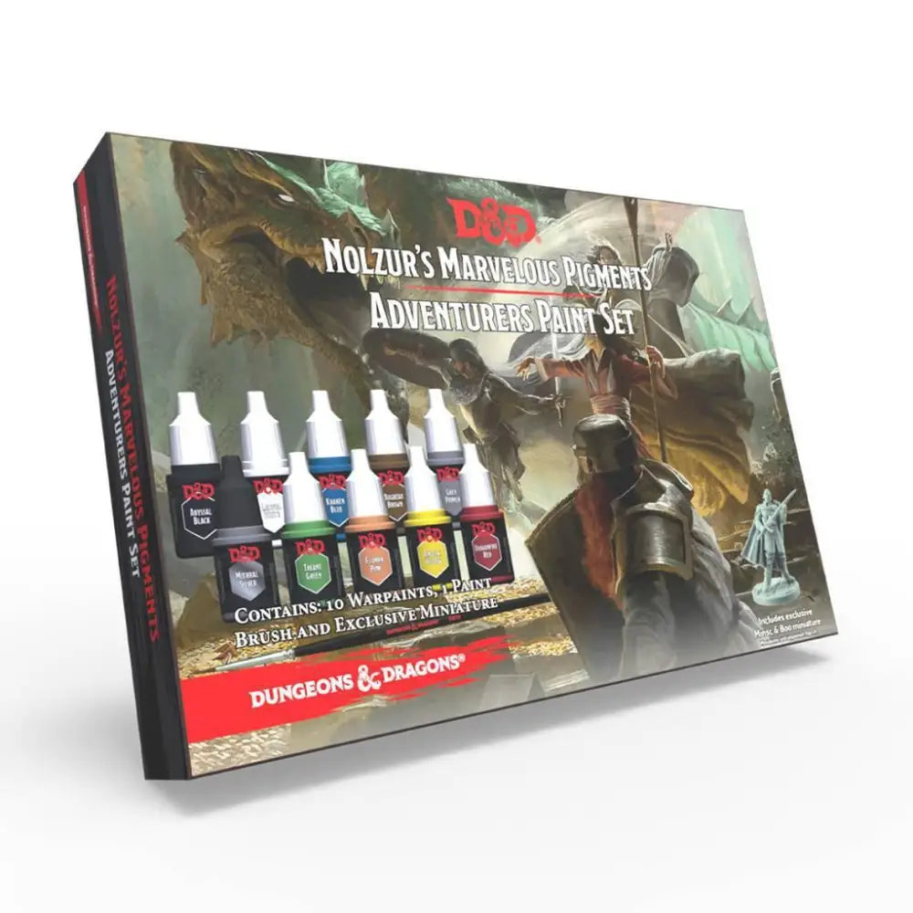 Dungeons and Dragons Nolzur's Marvelous Pigments Adventurers Paint Set Paint & Tools Army Painter   