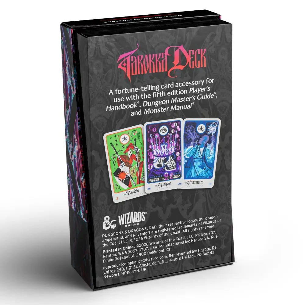 Dungeons and Dragons Ravenloft: The Horrors Within Tarokka Deck - Roleplaying Games