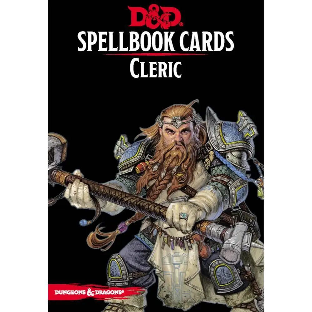 Dungeons and Dragons Spellbook Cards Cleric Deck Dungeons & Dragons Galeforce 9   
