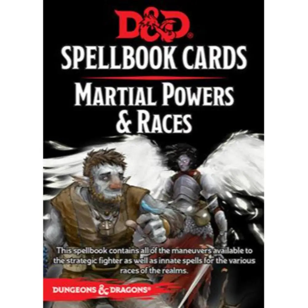 Dungeons and Dragons Spellbook Cards Martial Powers & Races Deck Dungeons & Dragons Galeforce 9   