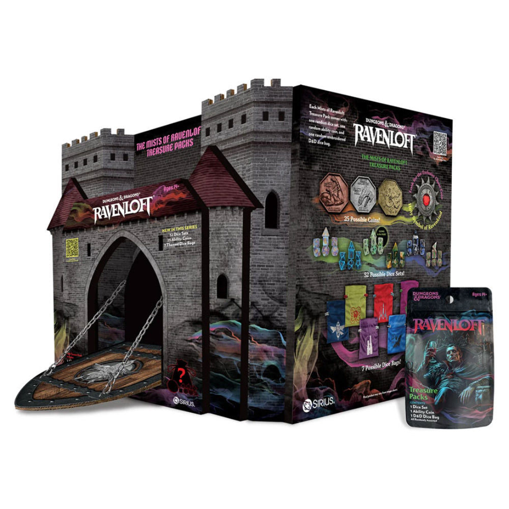Dungeons & Dragons Mists of Ravenloft Treasure Packs Polyhedral Dice Set (7) - Dice & Dice Supplies